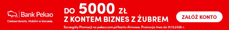 Promocja Konto Biznes z Żubrem Bank Pekao SA
